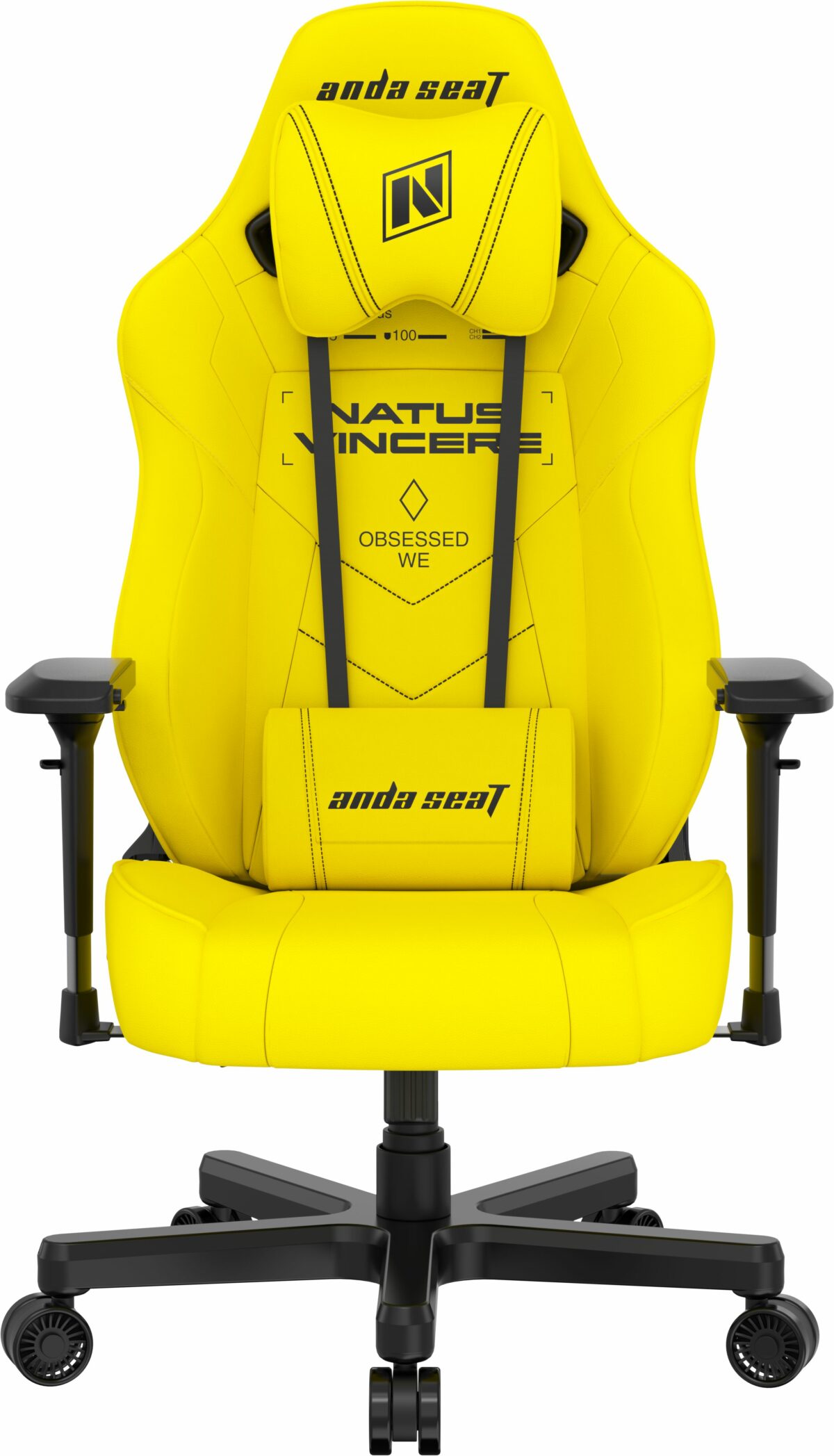 Кресло игровое Anda Seat Navi Edition (жёлтый)
