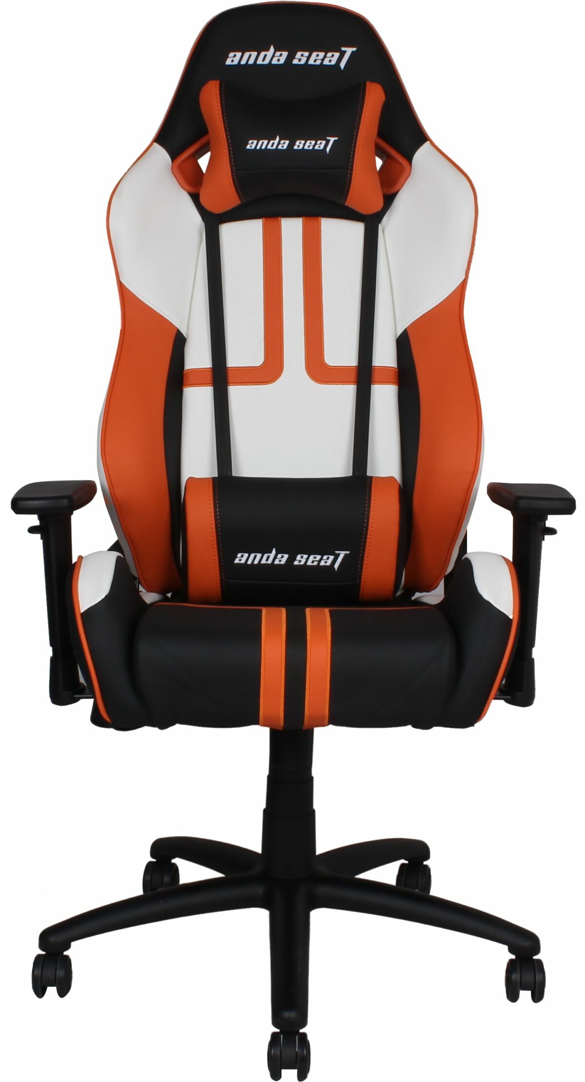 Кресло игровое Anda Seat Viper (чёрный/оранжевый/белый)