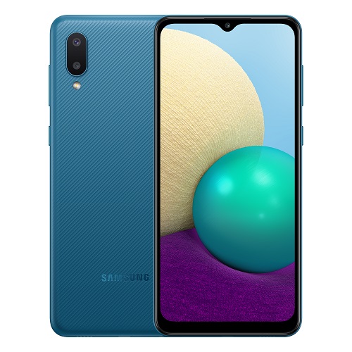 Смартфон Samsung Galaxy A02 32Гб синий (SM-A022GZBBSER)