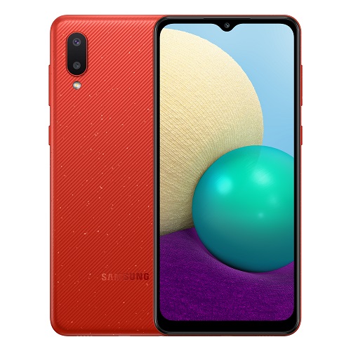 Смартфон Samsung Galaxy A02 32Гб красный (SM-A022GZRBSER)