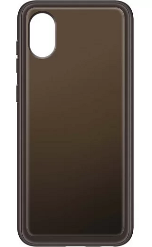 Чехол-накладка Samsung A03 Core чёрный (EF-QA032TBEGRU)