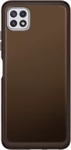 Чехол накладка Samsung Soft Clear Cover для Galaxy A22 (EF-QA225TBEGRU) черный