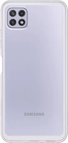 Чехол накладка Samsung Soft Clear Cover для Galaxy A22 (EF-QA225TTEGRU) прозрачный