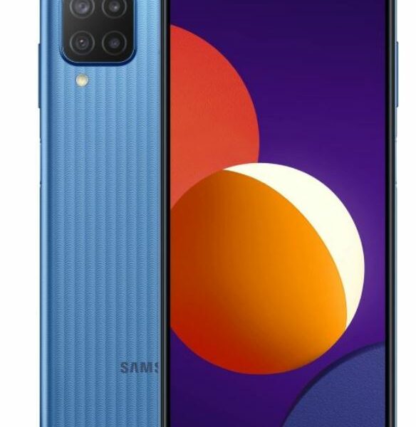 Смартфон Samsung Galaxy M12 64Гб синий (SM-M127FLBVSER)