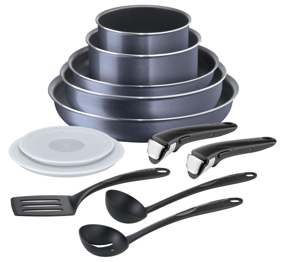 Набор посуды Ingenio Twinkle Grey 12 предметов 24/28/26/16/20/16 см 04180890