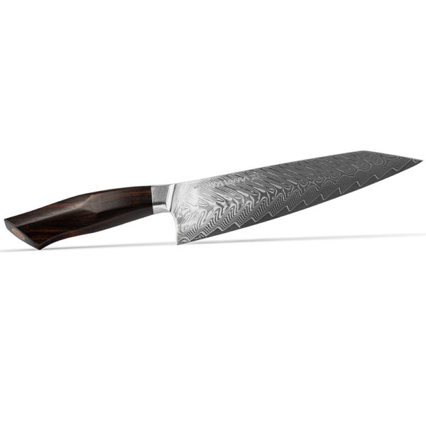 Шеф-нож RAWMID Luxury RLK-22 plexiglass, 22 см, ручка из стеклотекстолита