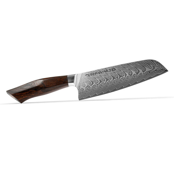 Нож «Сантоку» RAWMID Luxury RLK-18 ironwood, 18 см, ручка «Железное дерево»