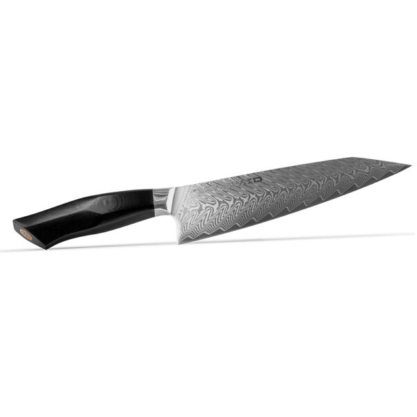 Шеф-нож RAWMID Luxury RLK-22 plexiglass, 22 см, ручка из стеклотекстолита
