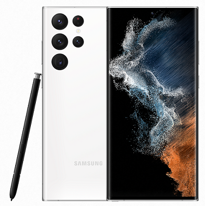 Смартфон Samsung Galaxy S22Ultra 128Гб белый (SM-S908B/DS)