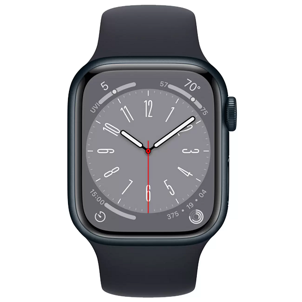 Apple Watch Series 8 41 мм Aluminium with Sport Band (M/L) midnight (темная ночь)