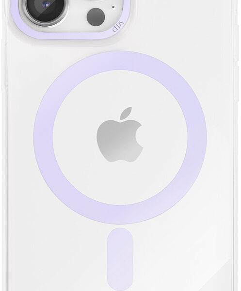 Чехол-накладка VLP Line Case with MagSafe iPhone 14 Plus Фиолетовый