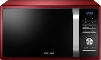 Микроволновая печь Samsung MS23F301TQR/BW красная