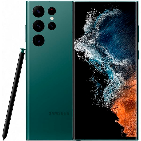 Мобильный телефон Samsung Galaxy S22 Ultra S9080 (Snapdragon 8 Gen1) 12/256GB green (зеленый)
