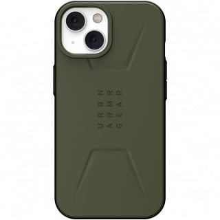 Противоударная пластиковая накладка UAG Civilian MagSafe для iPhone 14 зеленый