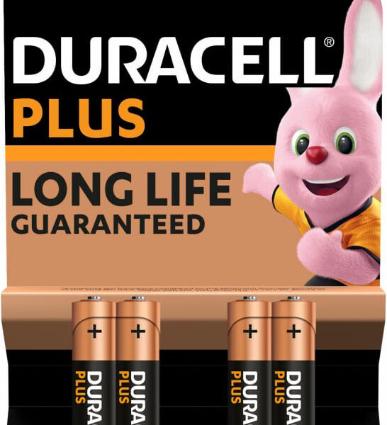 Батарея Duracell PLUS AAA LR03-4BL 1,5v алкалиновая 4шт