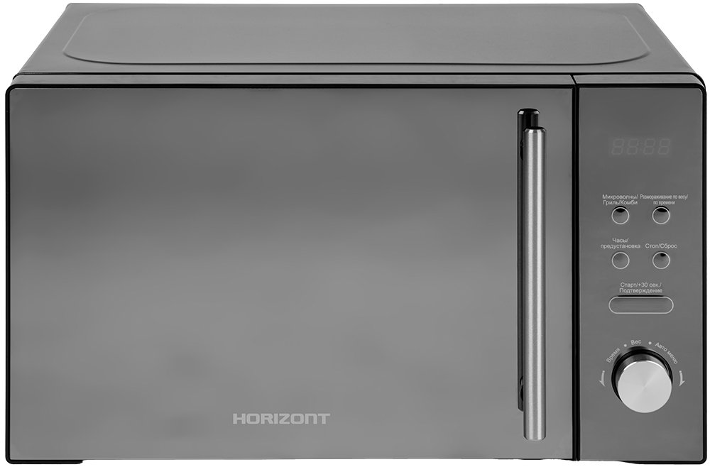 Микроволновая печь Horizont 20MW700-1479 BKB гриль Зеркальная/черная