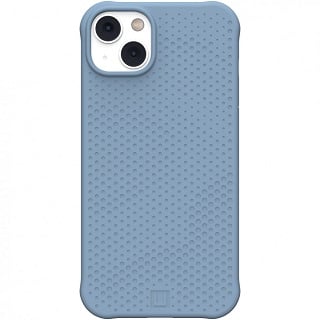 Противоударная пластиковая накладка UAG Dot MagSafe для iPhone 14 Plus голубая