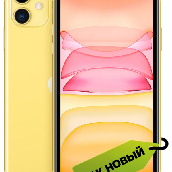 Смартфон Apple iPhone 11 64Gb Желтый «Как новый»