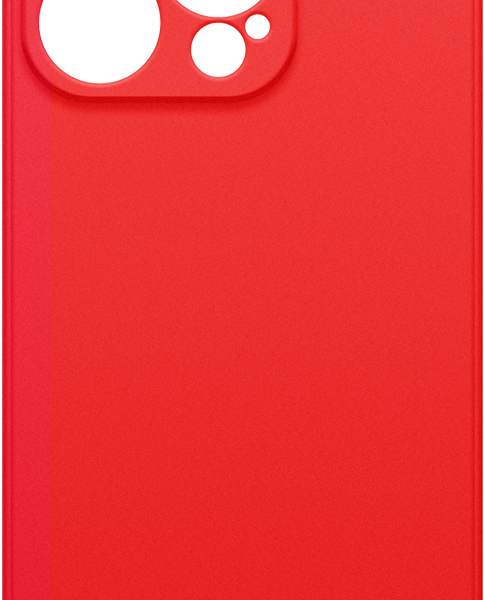 Чехол-накладка Borasco iPhone 14 Pro Microfiber Красный