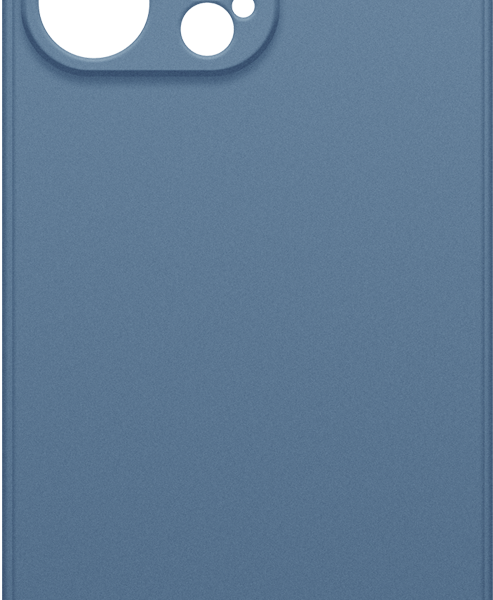Чехол-накладка Borasco iPhone 14 Pro Max Microfiber Синий