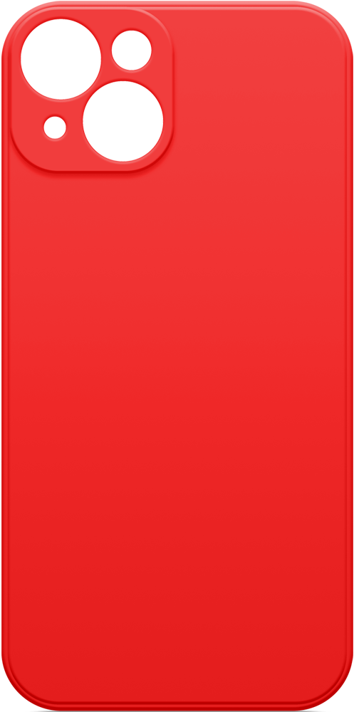 Чехол-накладка Borasco iPhone 14 Microfiber Красный