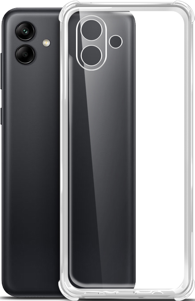 Чехол-накладка Borasco Samsung Galaxy A04 Bumper Case Прозрачный