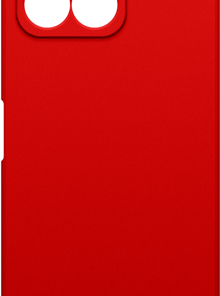 Чехол-накладка Borasco HONOR X6 Microfiber Красный