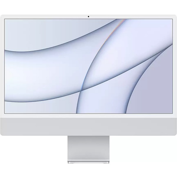 Моноблок Apple iMac 24" 2021 г. MGPD3, 4480x2520, Apple M1 2.064 ГГц, RAM 8 ГБ, SSD 512 ГБ, Apple M1 8-Core, MacOS, silver