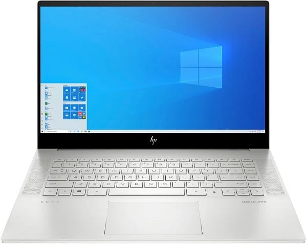 Ноутбук HP Envy 15-ep1029ur 15.6" 1920x1080 IPS/Touch/Core i7 11800H 2.3Ghz/16Gb/1024PCISSD/noDVD/Ext:RTX 3060 6Gb/Cam/BT/WiFi/83WHr/w1y/Natural silver/WinHome + fingerprint (4Z2Q3EA)