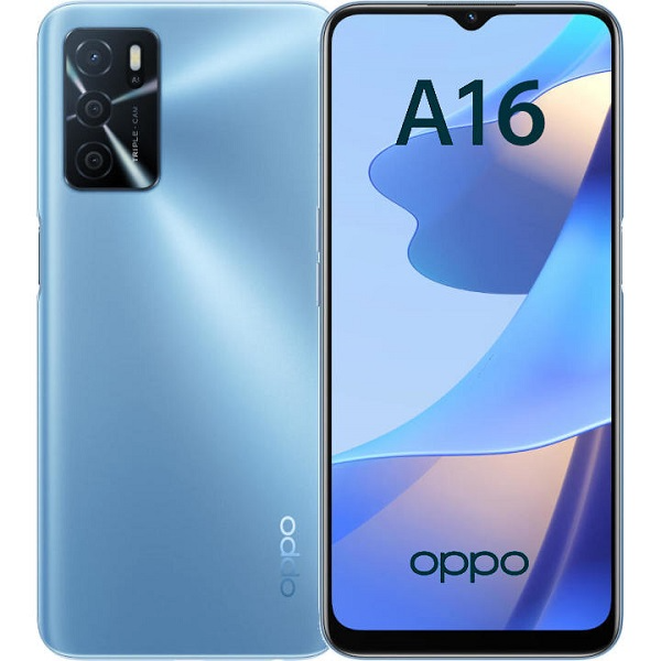 Мобильный телефон OPPO A16 4/64 blue (голубой)