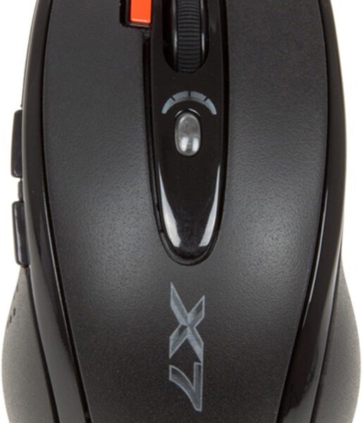Мышь A4Tech X-710BK проводная игровая Black