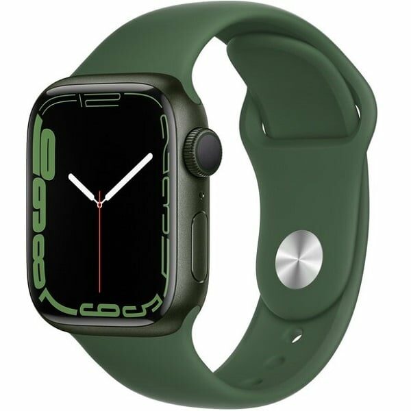 Умные часы Apple Watch Series 7 41mm Aluminium with Sport Band green (зеленый клевер)