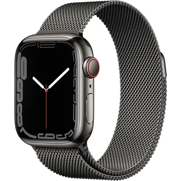 Умные часы Apple Watch Series 7 41mm stainless steel milanese loop graphite (графит)