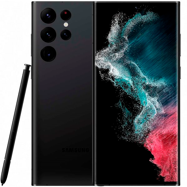 Мобильный телефон Samsung Galaxy S22 Ultra S9080 (Snapdragon 8 Gen1) 12/256GB phantom black (черный фантом)