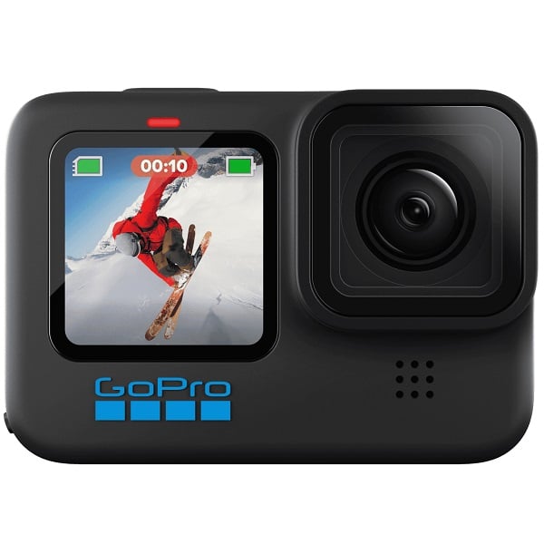 Экшн-камера GoPro HERO10 + поворотный зажим + аккумулятор + SD-карта + чехол