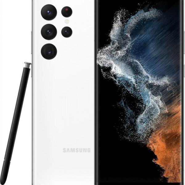 Смартфон Samsung Galaxy S22 Ultra 12/256Gb Белый фантом (SM-S908BZWGS)