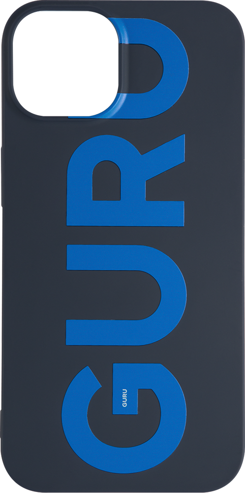 Чехол-накладка UNBROKE Apple iPhone 13 pro принт GURU Синий