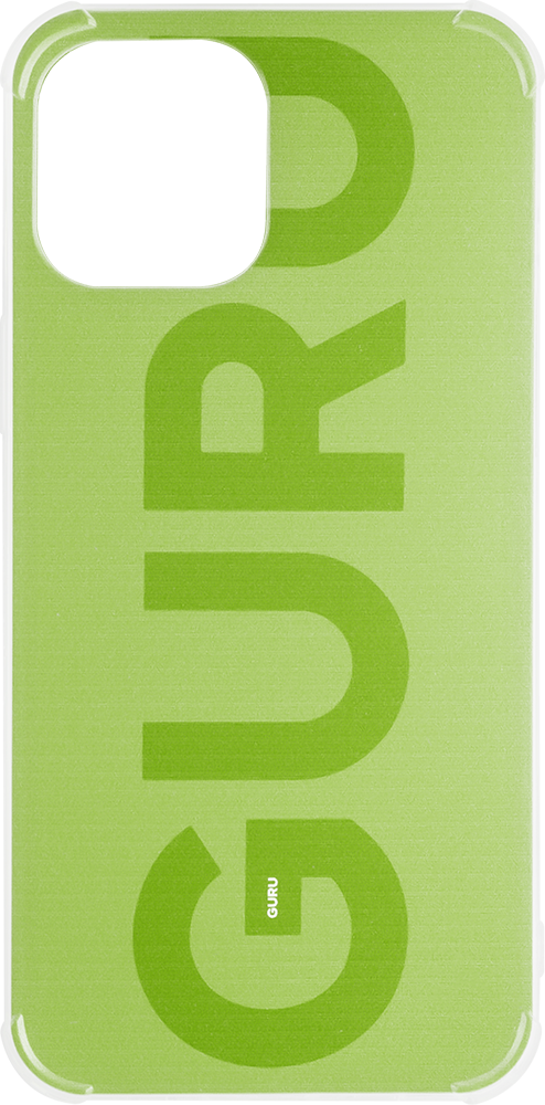 Чехол-накладка UNBROKE Apple iPhone 12 pro max Shockproof принт GURU Зеленый