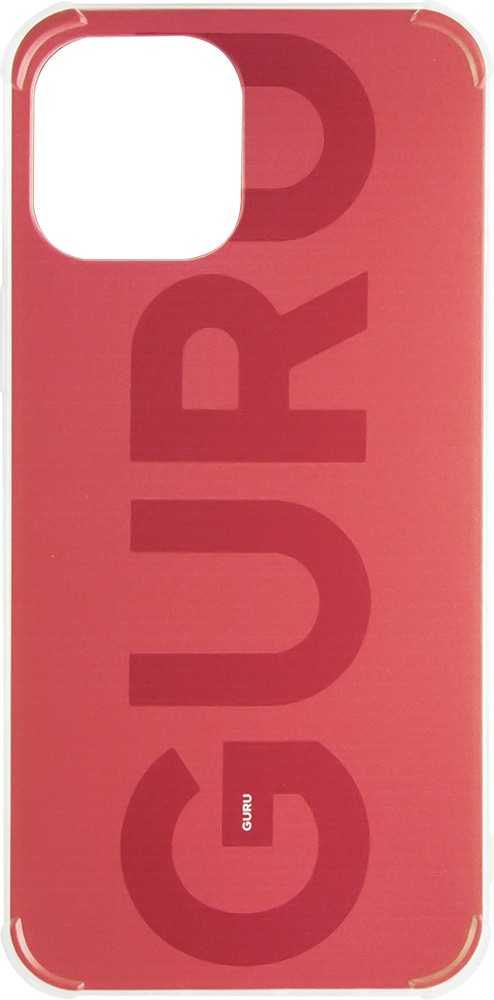 Чехол-накладка UNBROKE Apple iPhone 12 pro max Shockproof принт GURU Красный