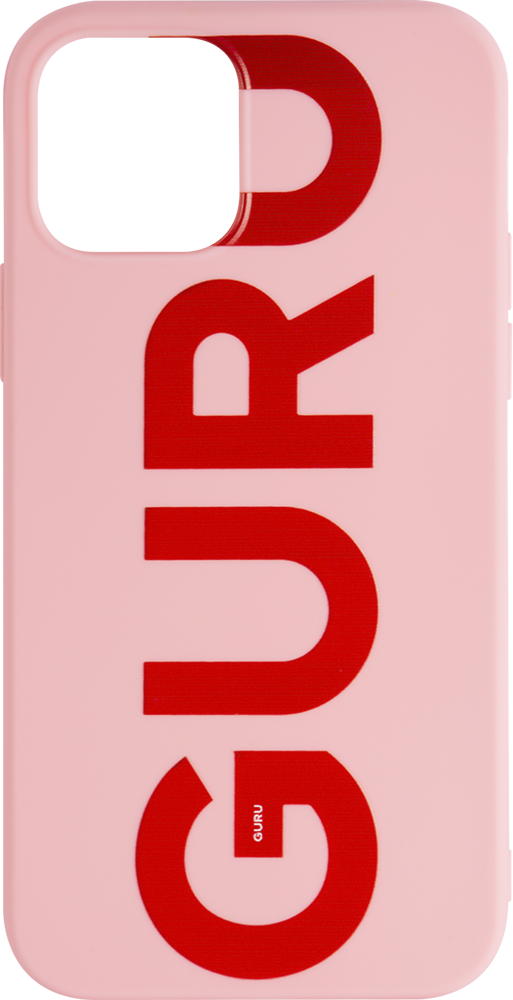 Чехол-накладка UNBROKE Apple iPhone 12 pro max принт GURU Розовый